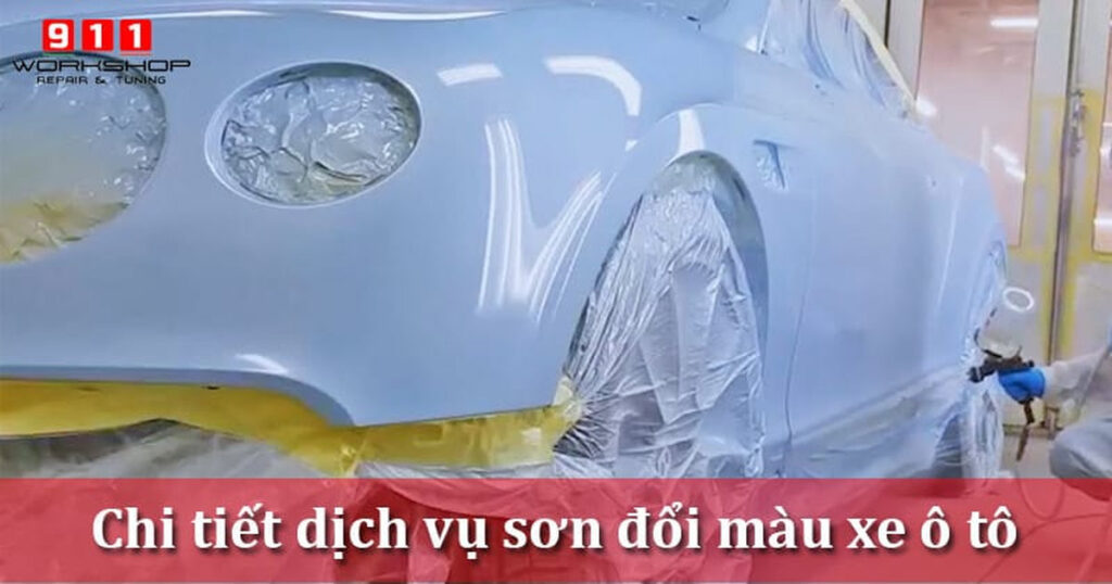 Sơn đổi màu xe ô tô