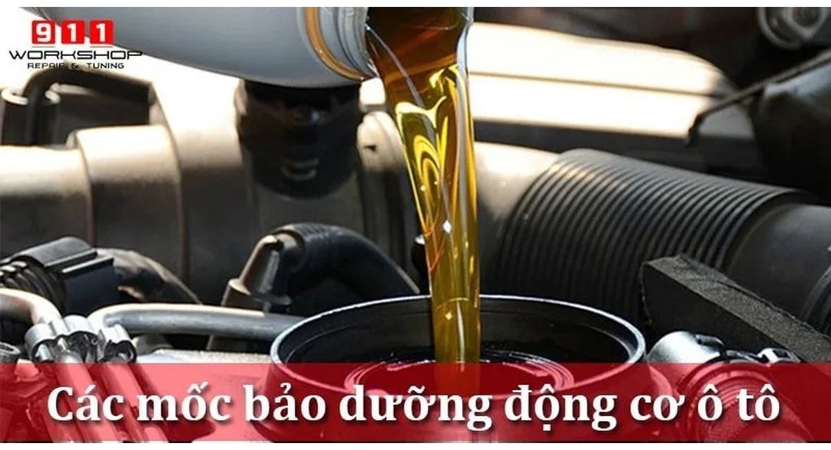 Bảo dưỡng động cơ ô tô