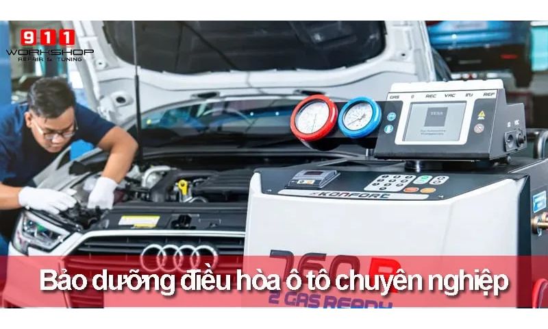 Bảng giá bảo dưỡng điều hòa ô tô chuyên nghiệp tại Hà Nội